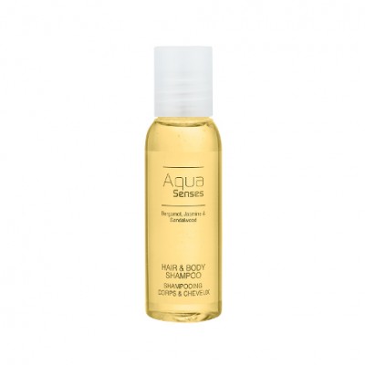 Aqua Senses vlasový a telový šampón 35 ml