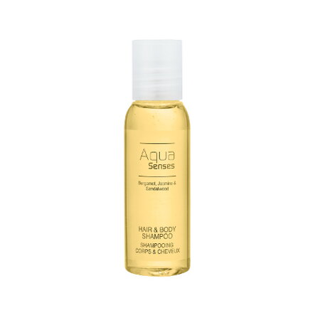 Aqua Senses vlasový a telový šampón 35 ml