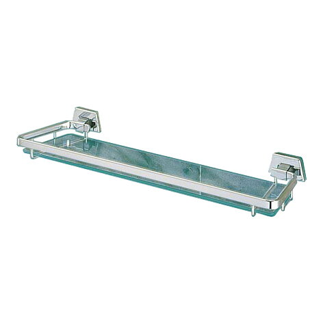 Sklenená polička, dĺžka 50 cm SH 7191-50 Sklenená polička, dĺžka 50 cm SH 7191-50