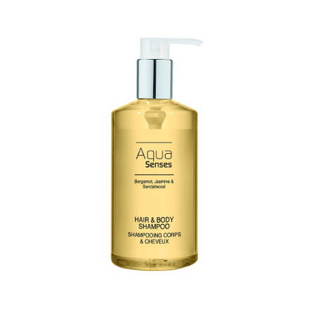 Aqua Senses vlasový a telový šampón 300 ml s pumpičkou